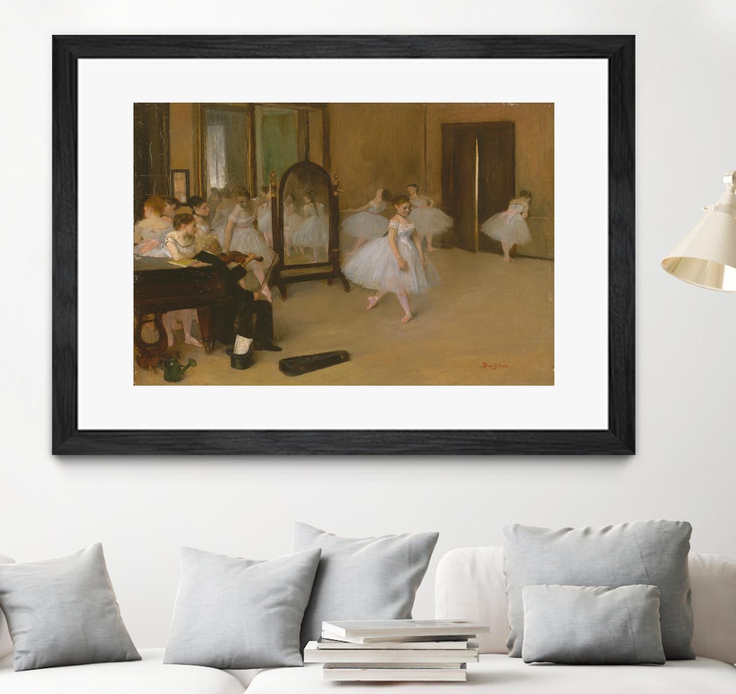 The Dancing Class by Edgar Degas on GIANT ART - brown fashion