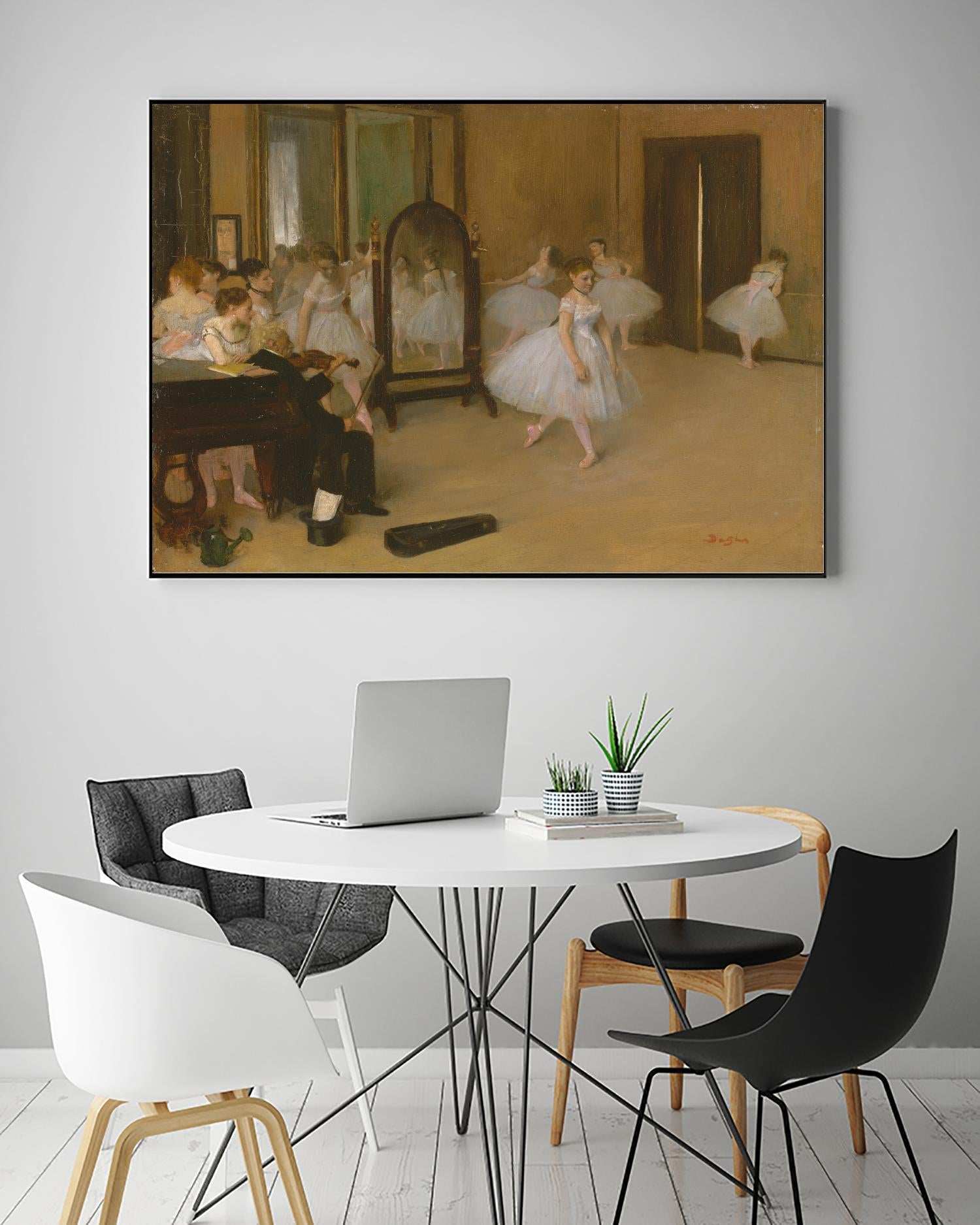 The Dancing Class by Edgar Degas on GIANT ART - brown fashion