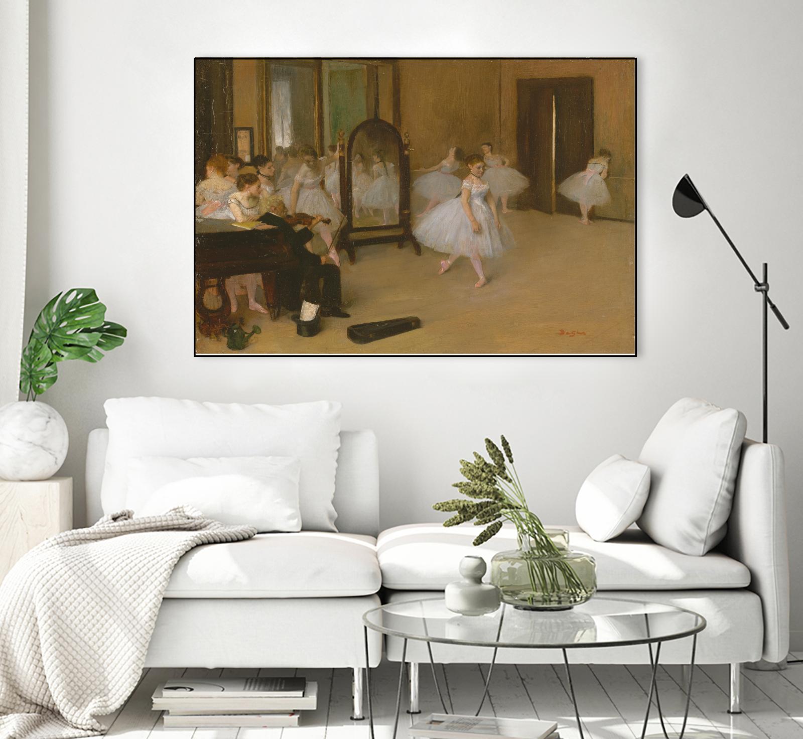 The Dancing Class by Edgar Degas on GIANT ART - brown fashion