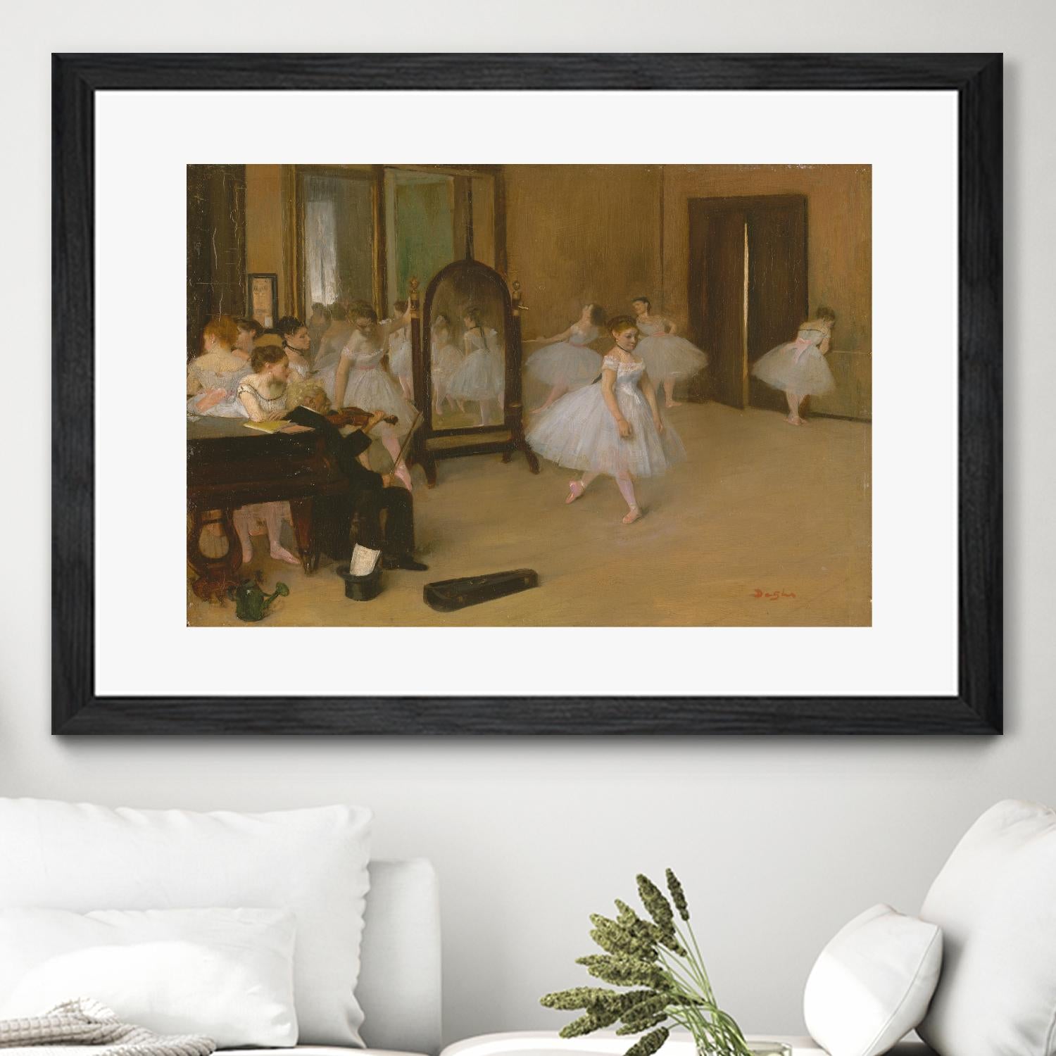 The Dancing Class by Edgar Degas on GIANT ART - brown fashion