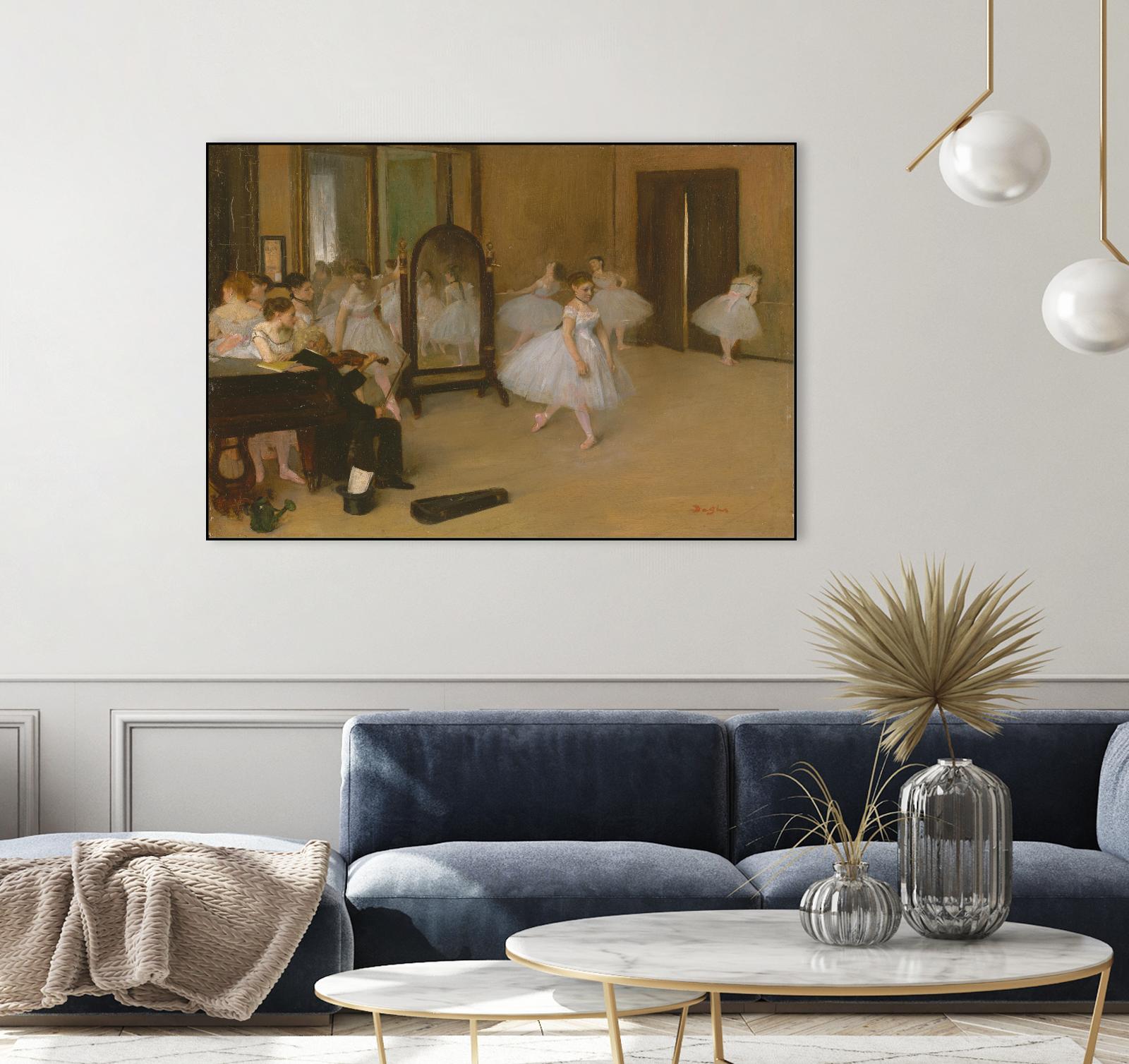 The Dancing Class by Edgar Degas on GIANT ART - brown fashion