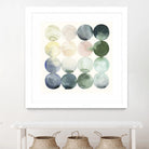 Pastel Hoops II by Grace Popp on GIANT ART - green abstract