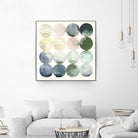 Pastel Hoops II by Grace Popp on GIANT ART - green abstract