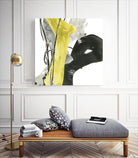Citron Flux I by June Erica Vess on GIANT ART - yellow abstract