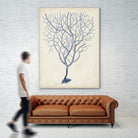 Indigo Coral III by Vision Studio on GIANT ART - blue tropical