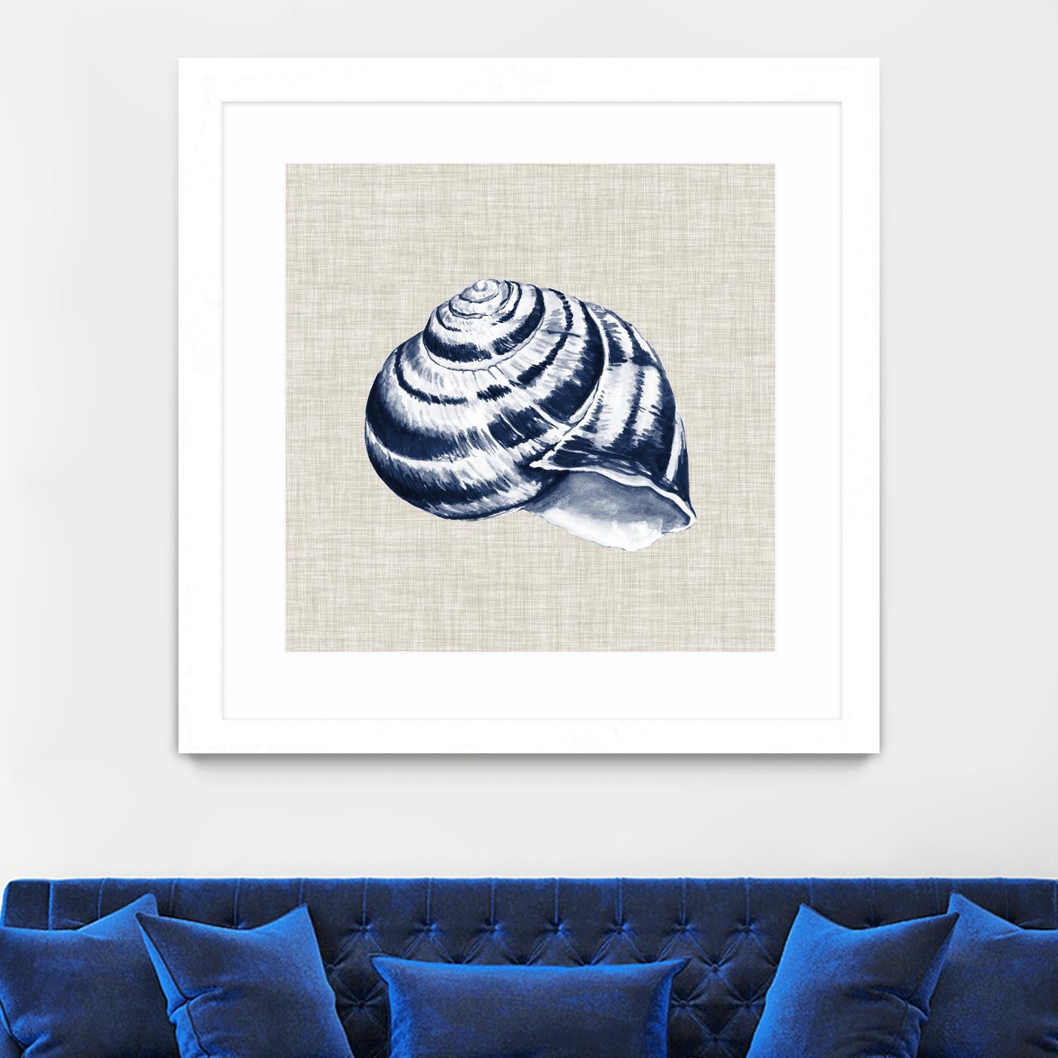 Ocean Memento I by Vision Studio on GIANT ART - blue tropical