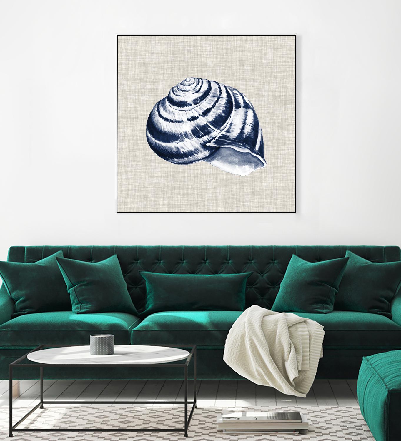 Ocean Memento I by Vision Studio on GIANT ART - blue tropical