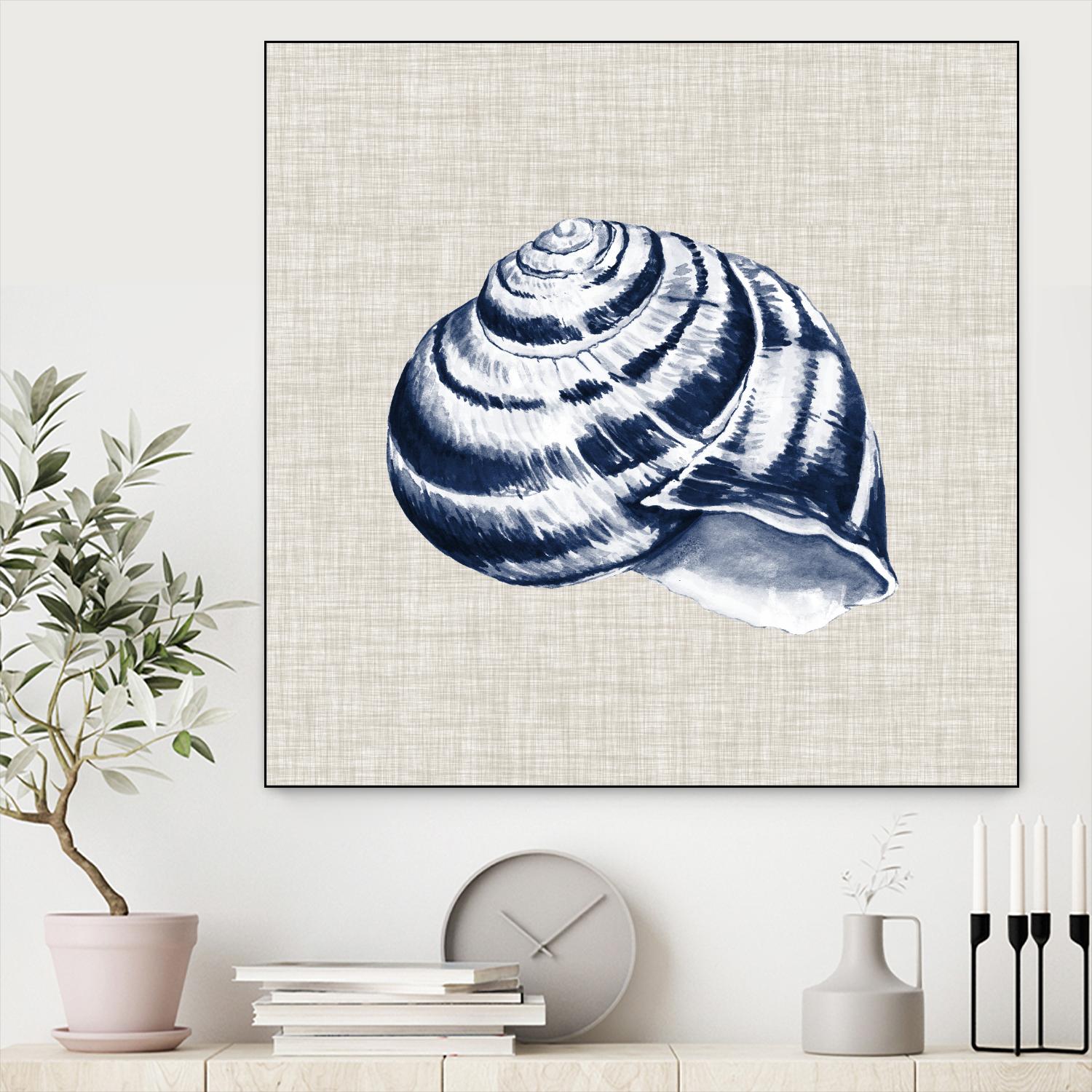 Ocean Memento I by Vision Studio on GIANT ART - blue tropical