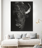 Black Glimpse I by Julie T. Chapman on GIANT ART - animals
