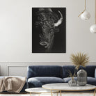 Black Glimpse I by Julie T. Chapman on GIANT ART - animals