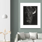 Black Glimpse I by Julie T. Chapman on GIANT ART - animals