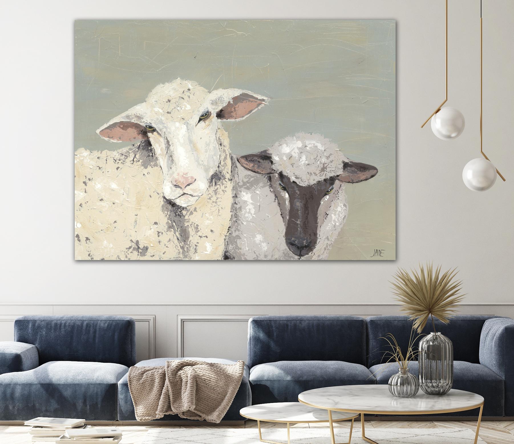 Sweet Lambs I by Jade Reynolds on GIANT ART - animals