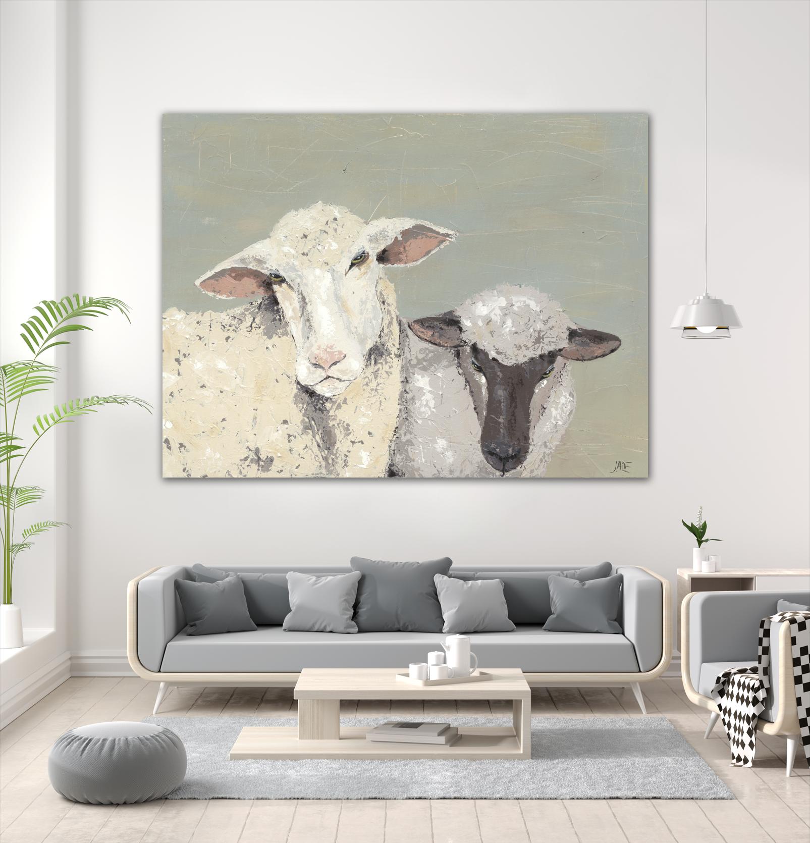 Sweet Lambs I by Jade Reynolds on GIANT ART - animals