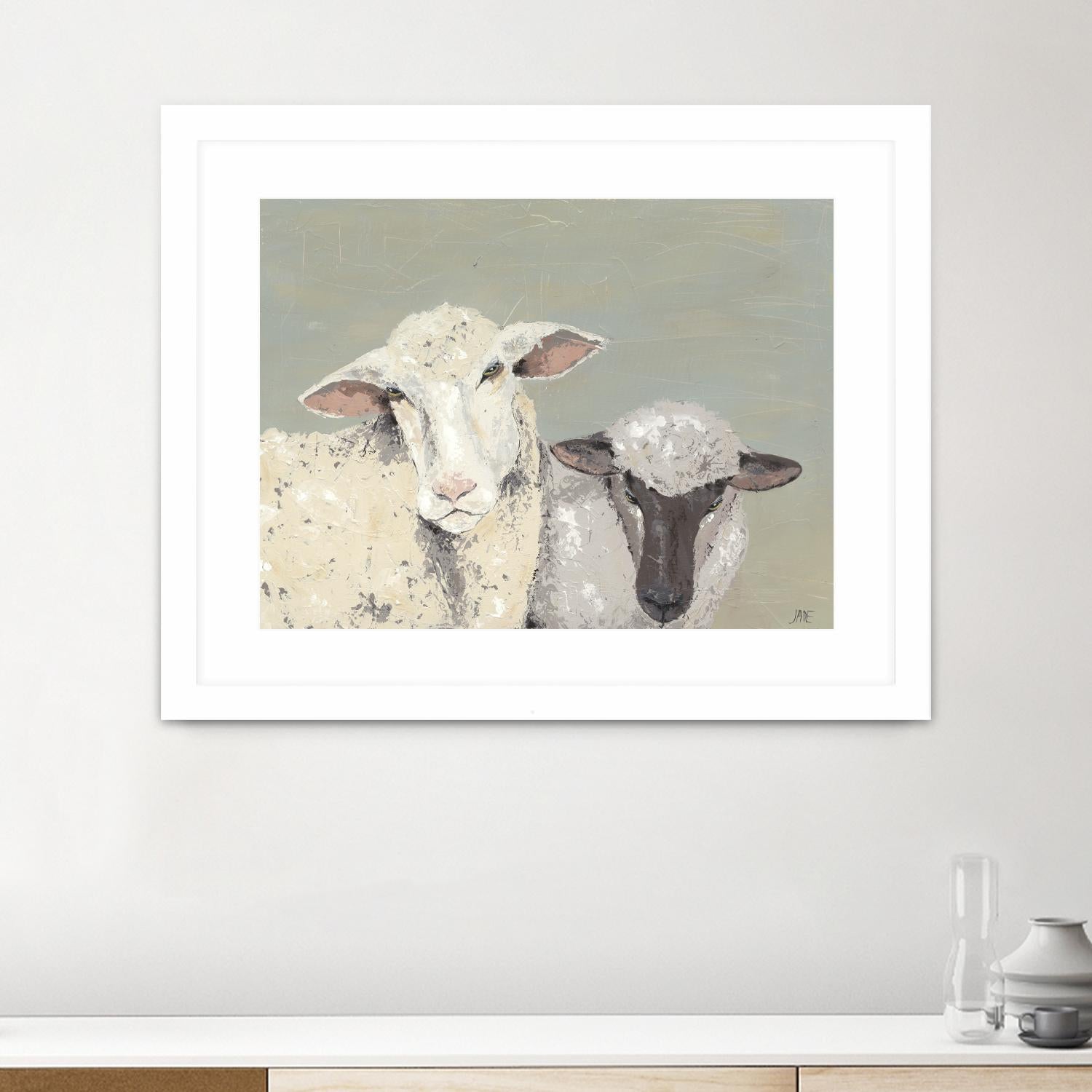 Sweet Lambs I by Jade Reynolds on GIANT ART - animals