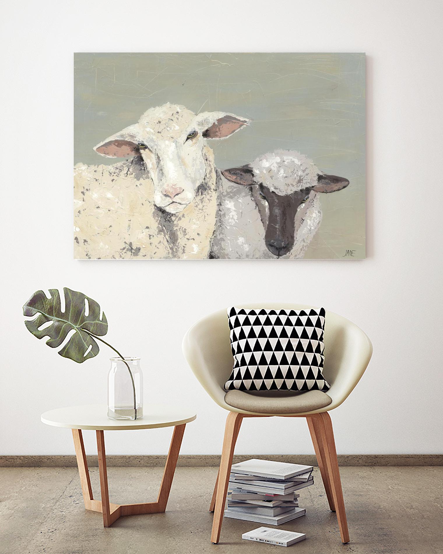 Sweet Lambs I by Jade Reynolds on GIANT ART - animals