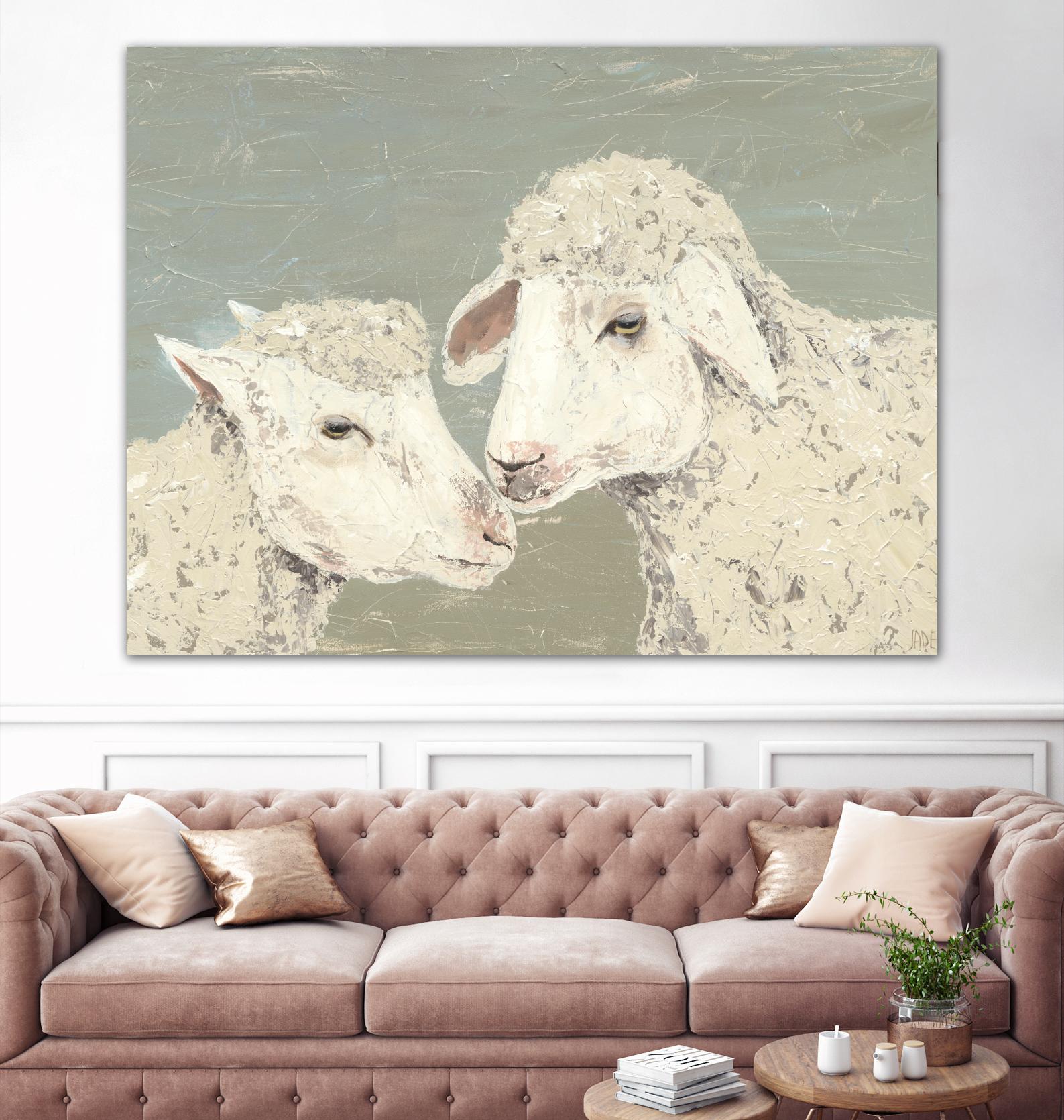 Sweet Lambs II by Jade Reynolds on GIANT ART - animals