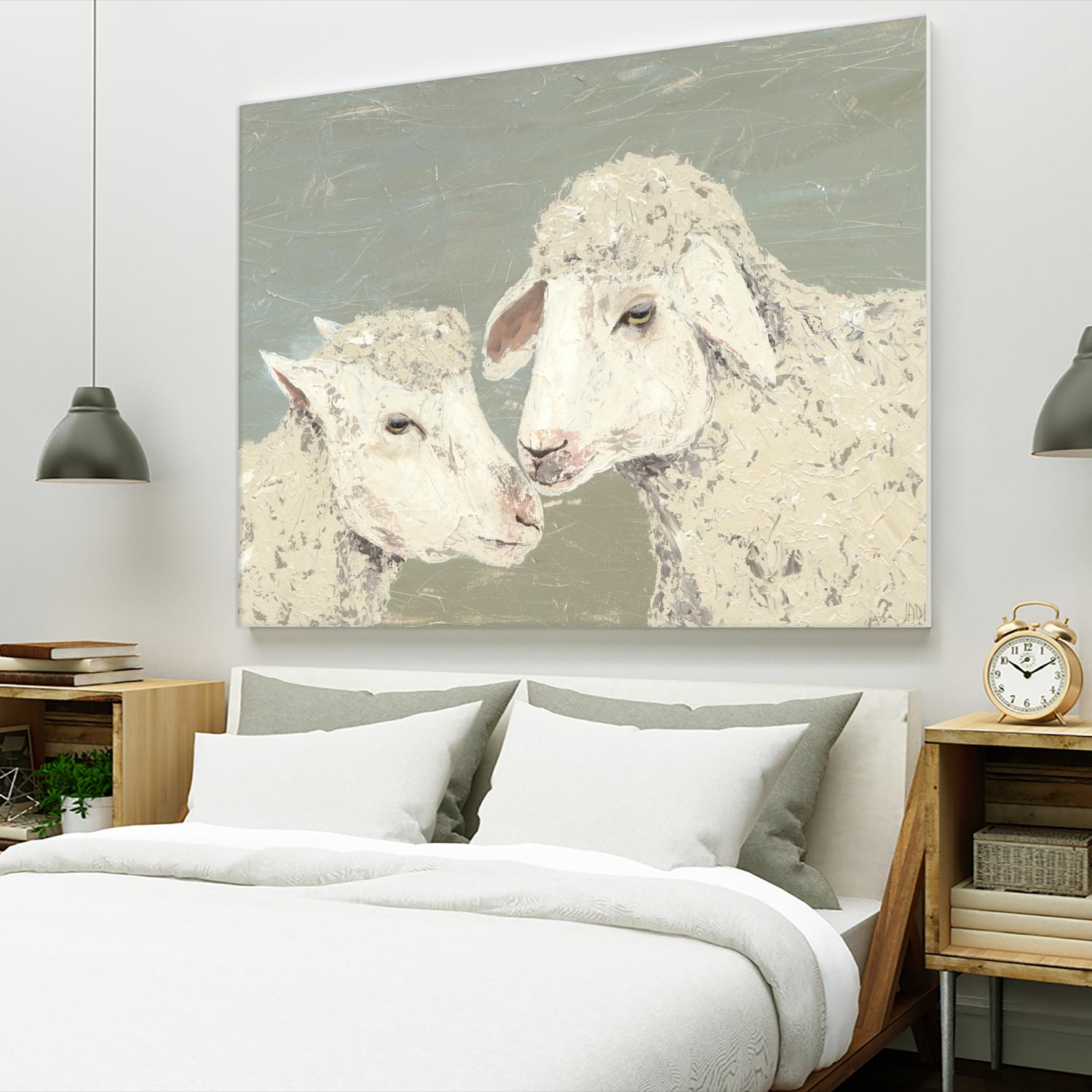 Sweet Lambs II by Jade Reynolds on GIANT ART - animals
