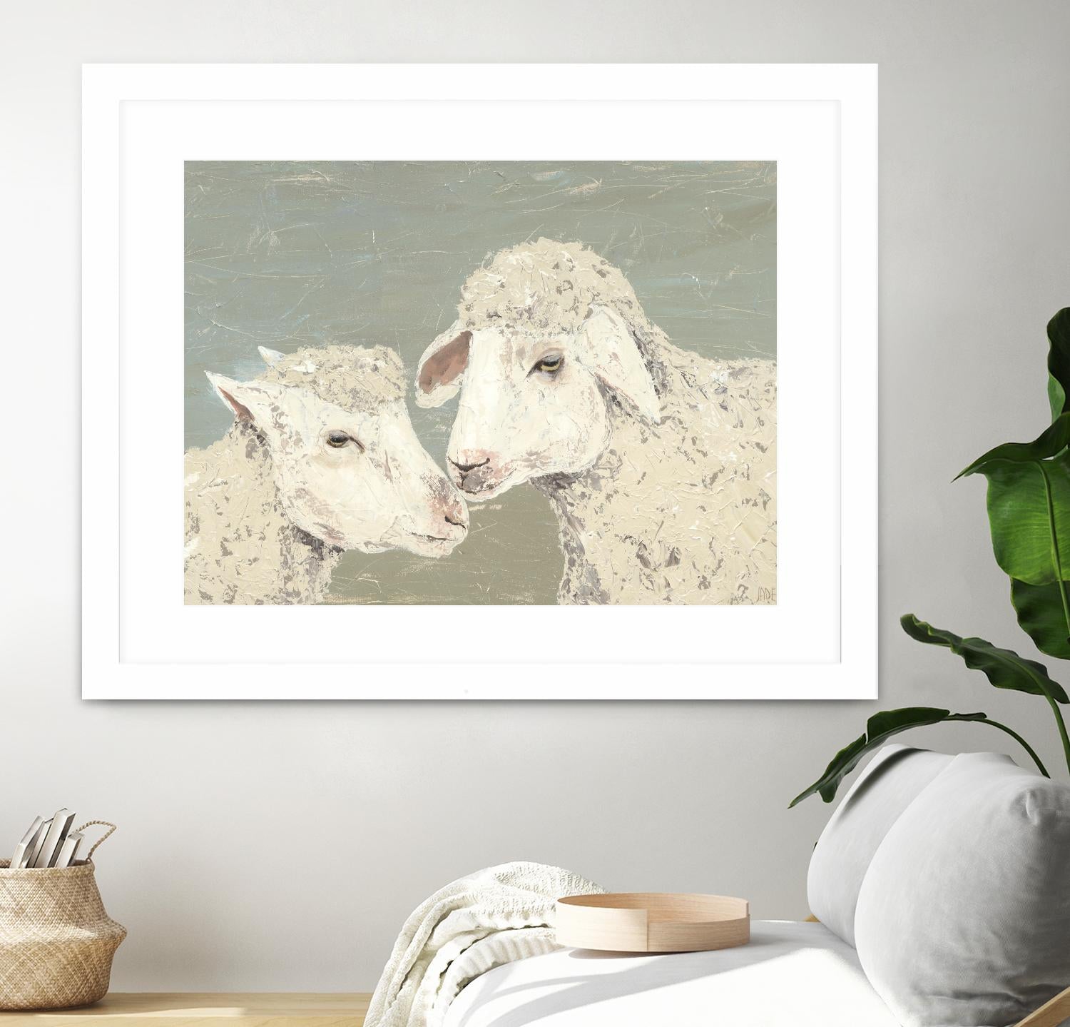 Sweet Lambs II by Jade Reynolds on GIANT ART - animals