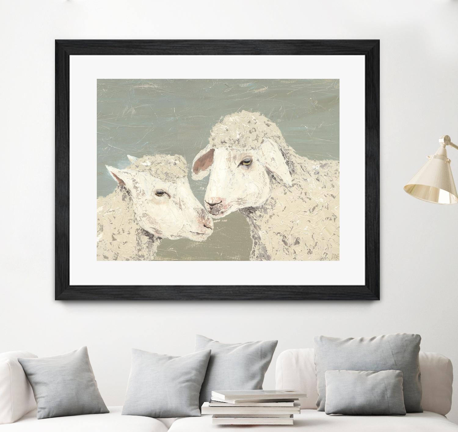 Sweet Lambs II by Jade Reynolds on GIANT ART - animals