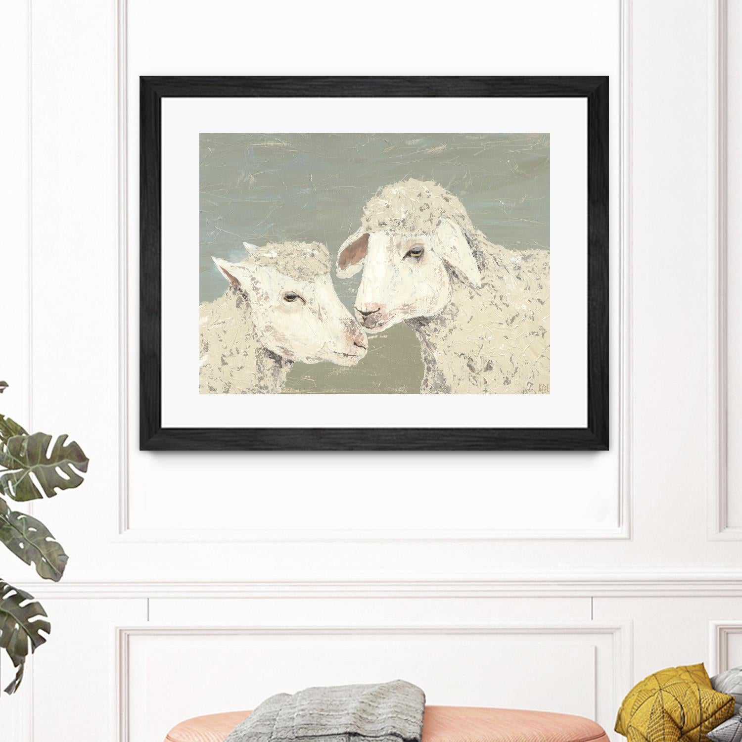 Sweet Lambs II by Jade Reynolds on GIANT ART - animals