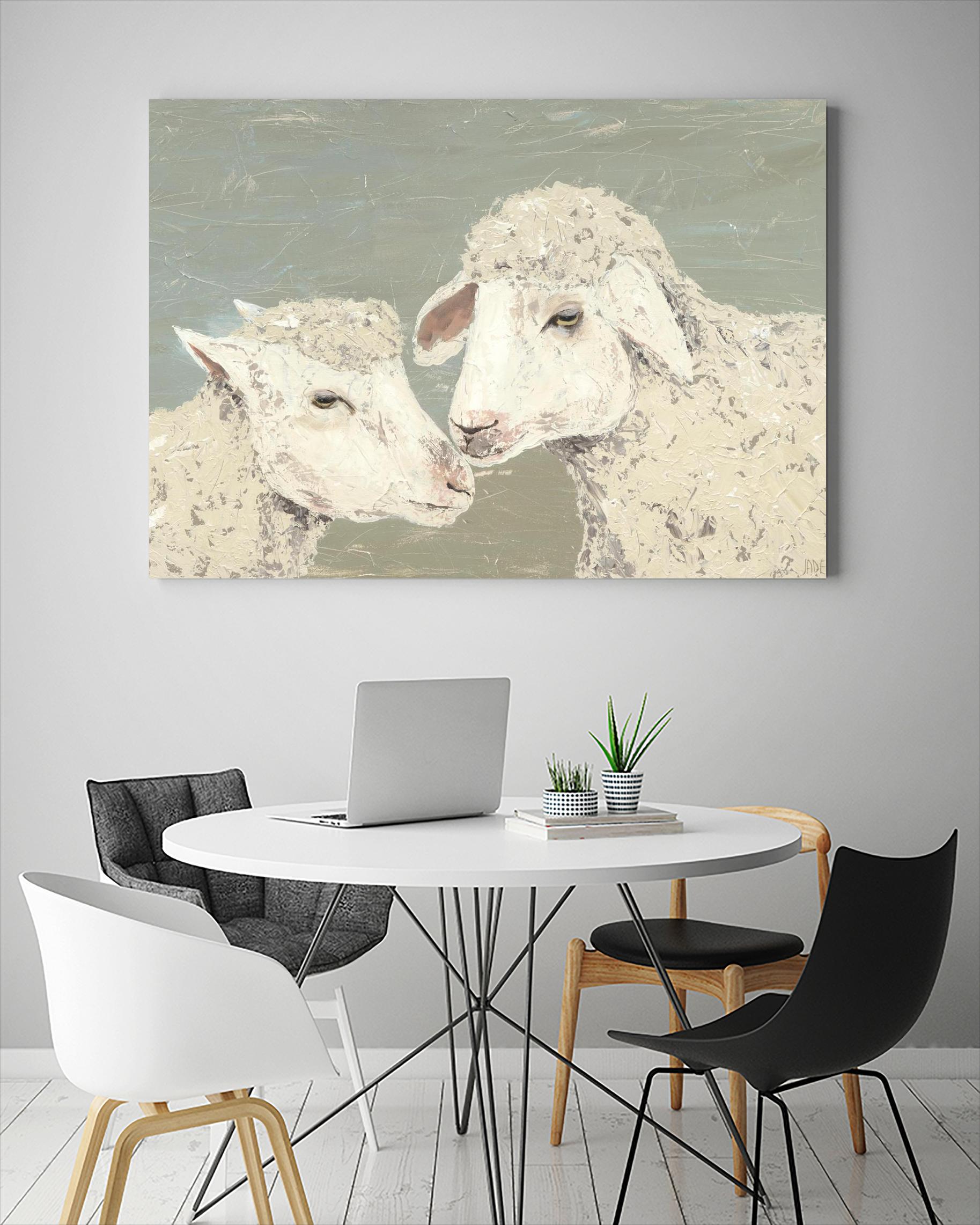 Sweet Lambs II by Jade Reynolds on GIANT ART - animals