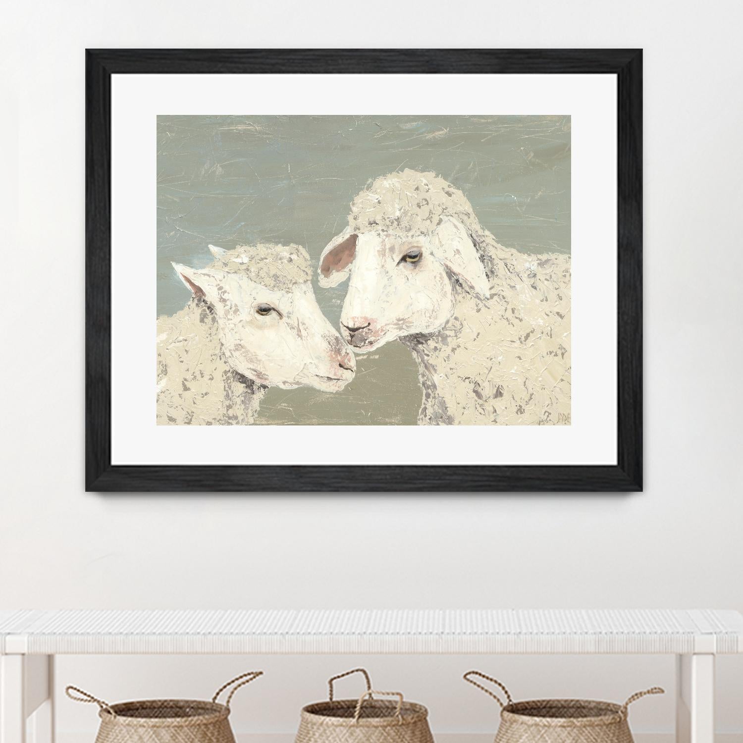 Sweet Lambs II by Jade Reynolds on GIANT ART - animals