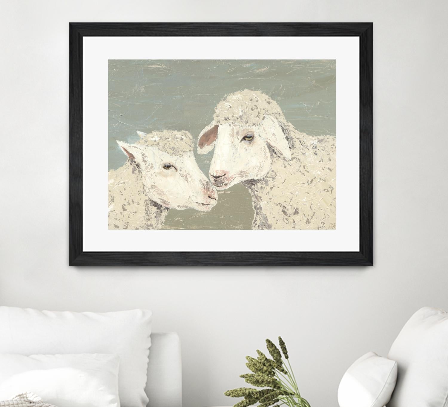 Sweet Lambs II by Jade Reynolds on GIANT ART - animals