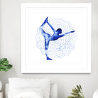 Yoga Flow I by Grace Popp on GIANT ART - blue leisure