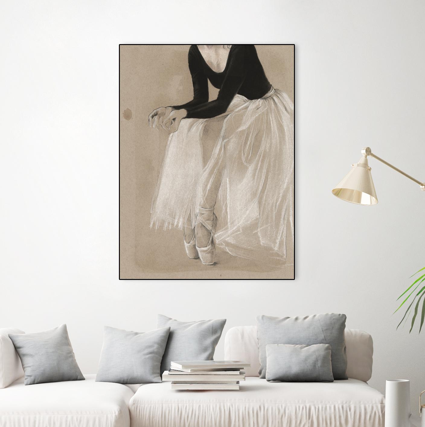 Ballet Study I by Jennifer Paxton Parker on GIANT ART - brown fashion