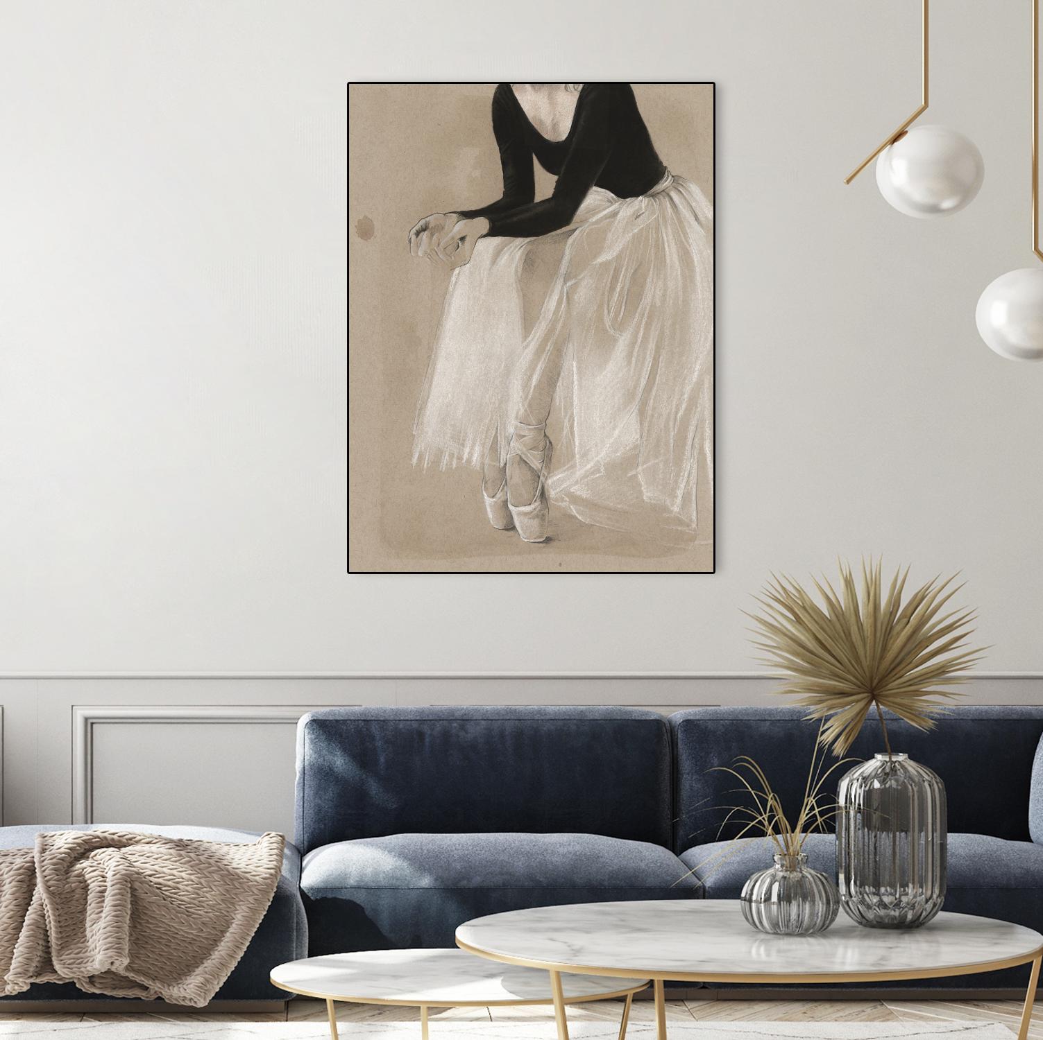 Ballet Study I by Jennifer Paxton Parker on GIANT ART - brown fashion