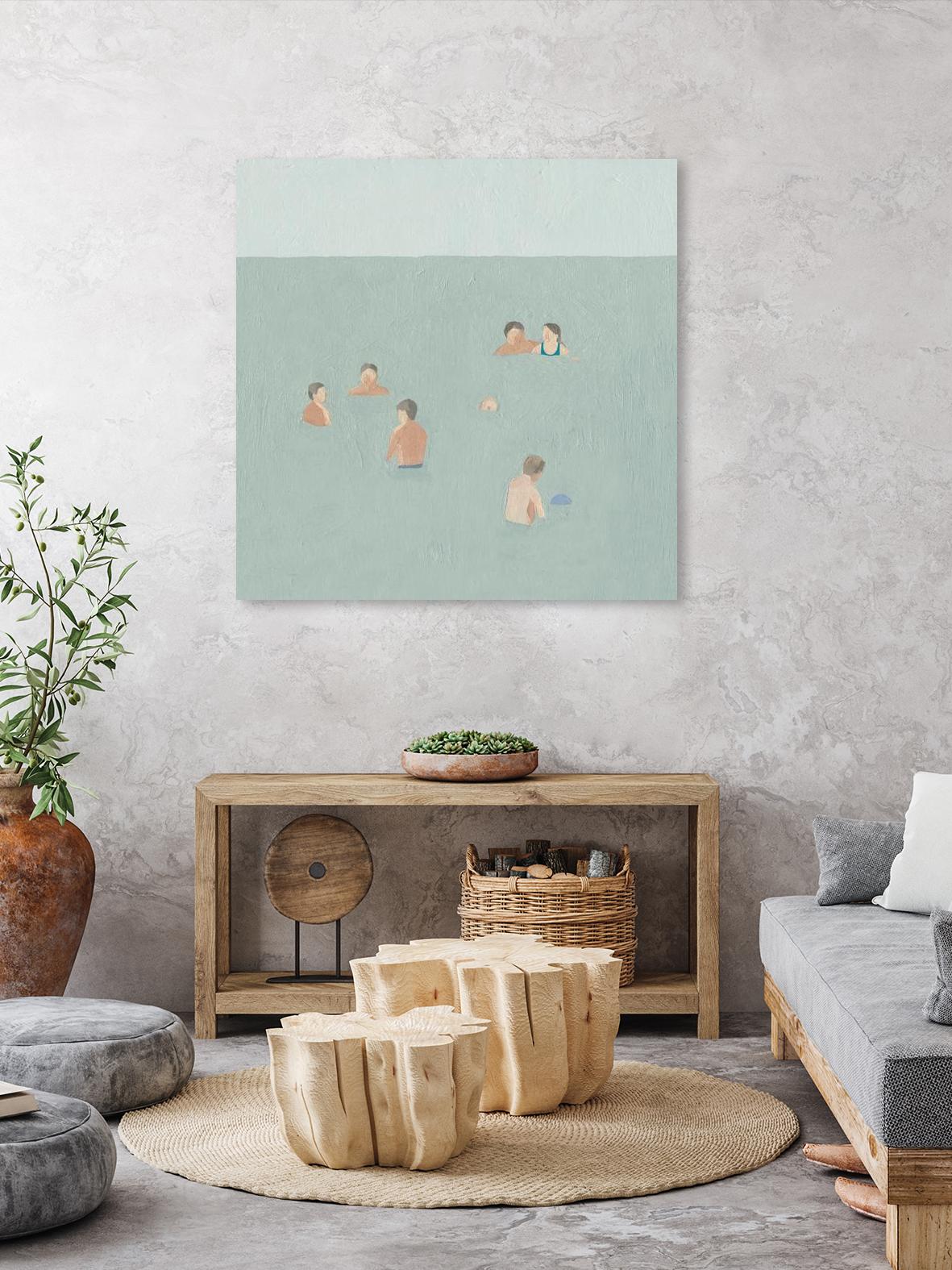 The Swimmers II by Emma Scarvey on GIANT ART - green tropical