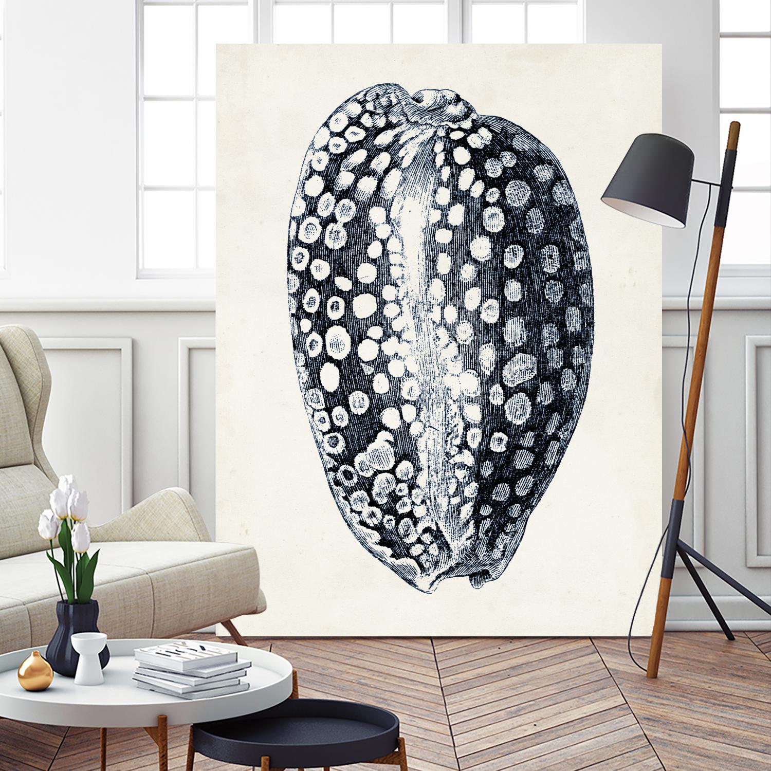 Coastal Collection in Indigo III by Vision Studio on GIANT ART - blue tropical