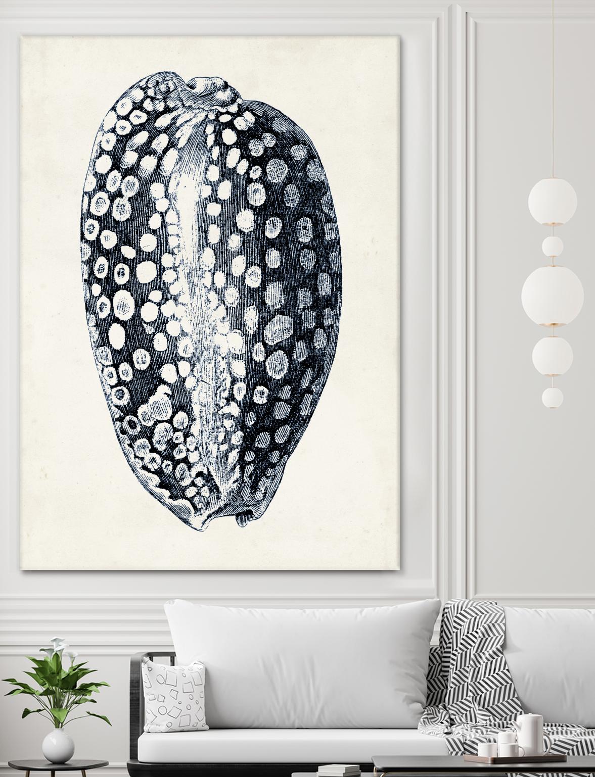 Coastal Collection in Indigo III by Vision Studio on GIANT ART - blue tropical