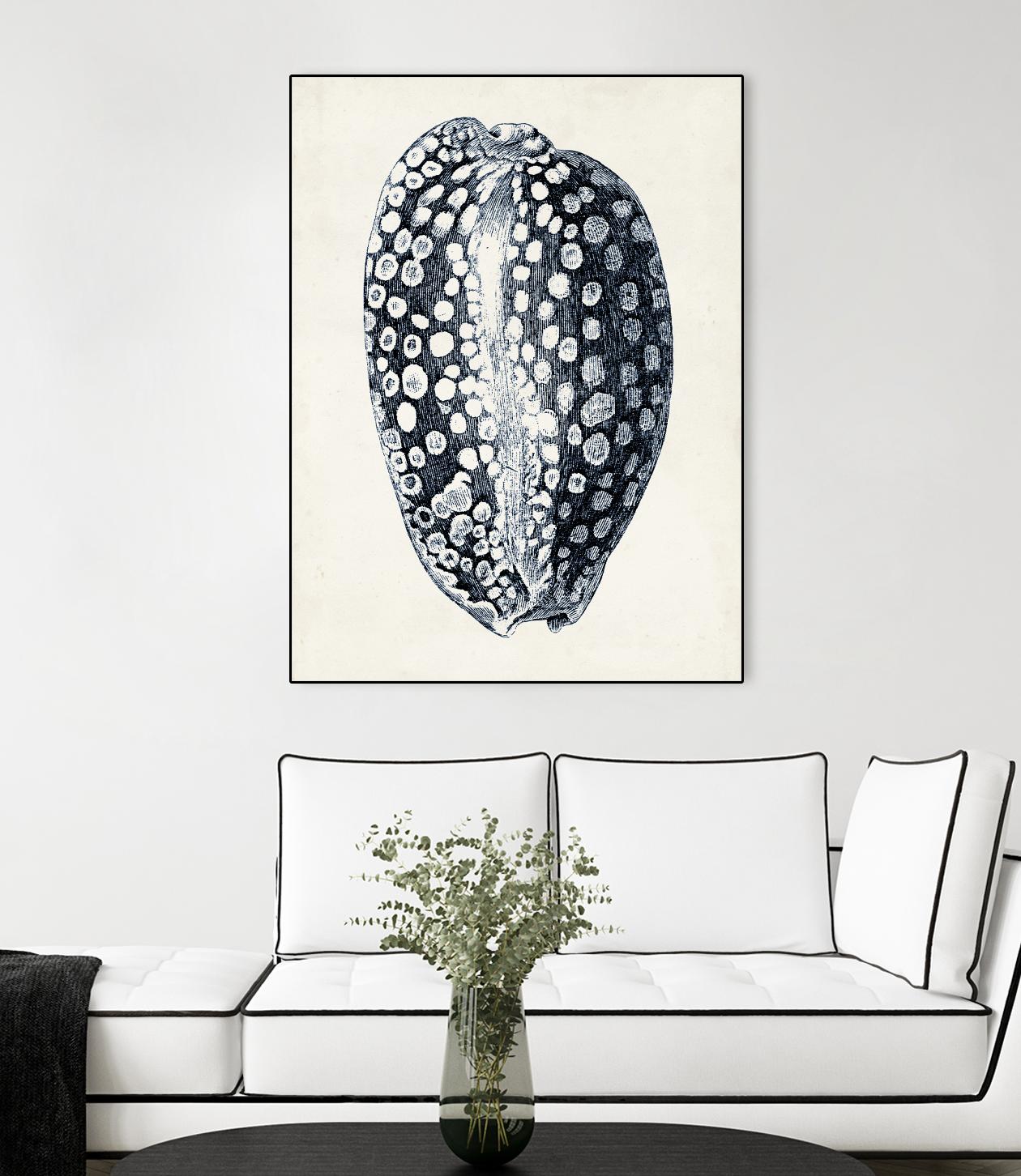 Coastal Collection in Indigo III by Vision Studio on GIANT ART - blue tropical