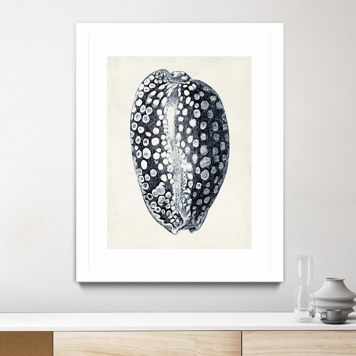 Coastal Collection in Indigo III by Vision Studio on GIANT ART - blue tropical