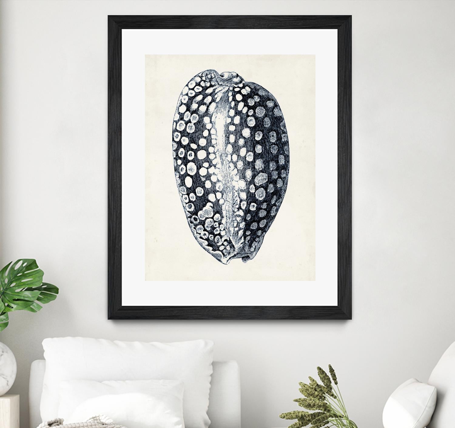 Coastal Collection in Indigo III by Vision Studio on GIANT ART - blue tropical