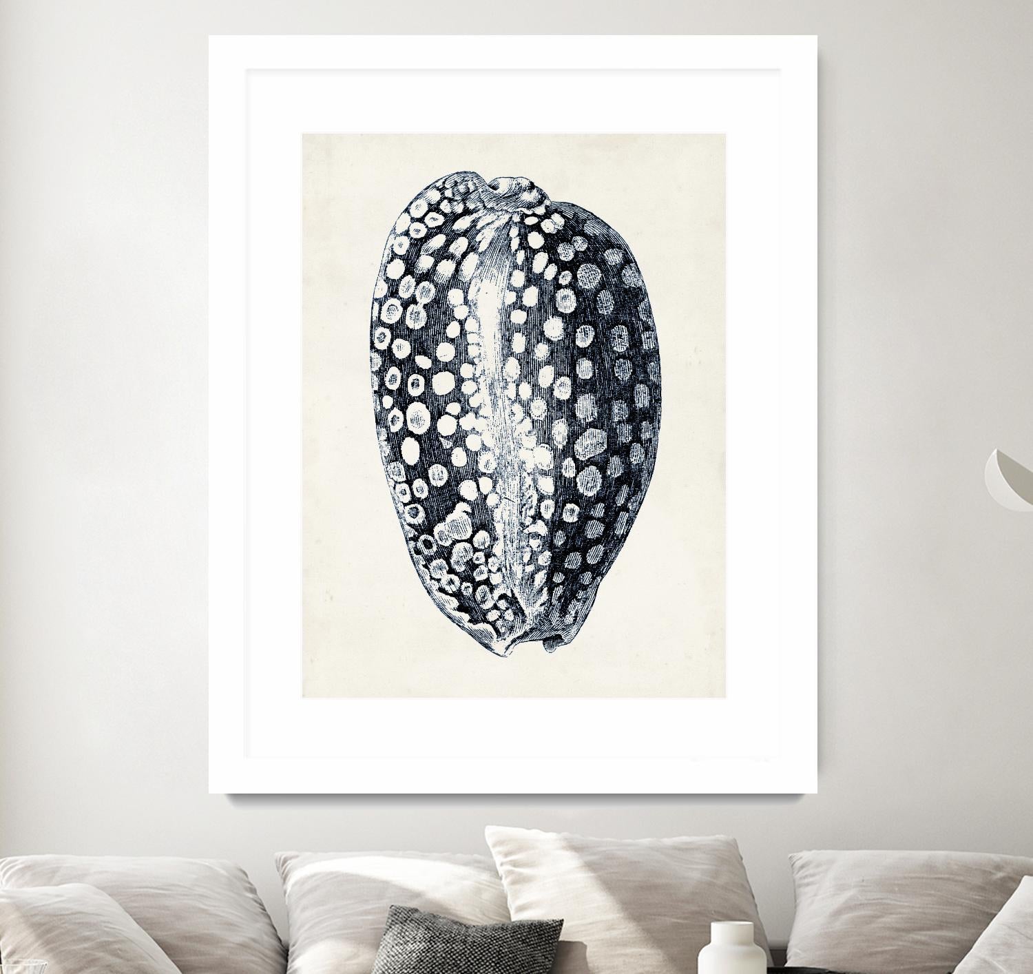 Coastal Collection in Indigo III by Vision Studio on GIANT ART - blue tropical