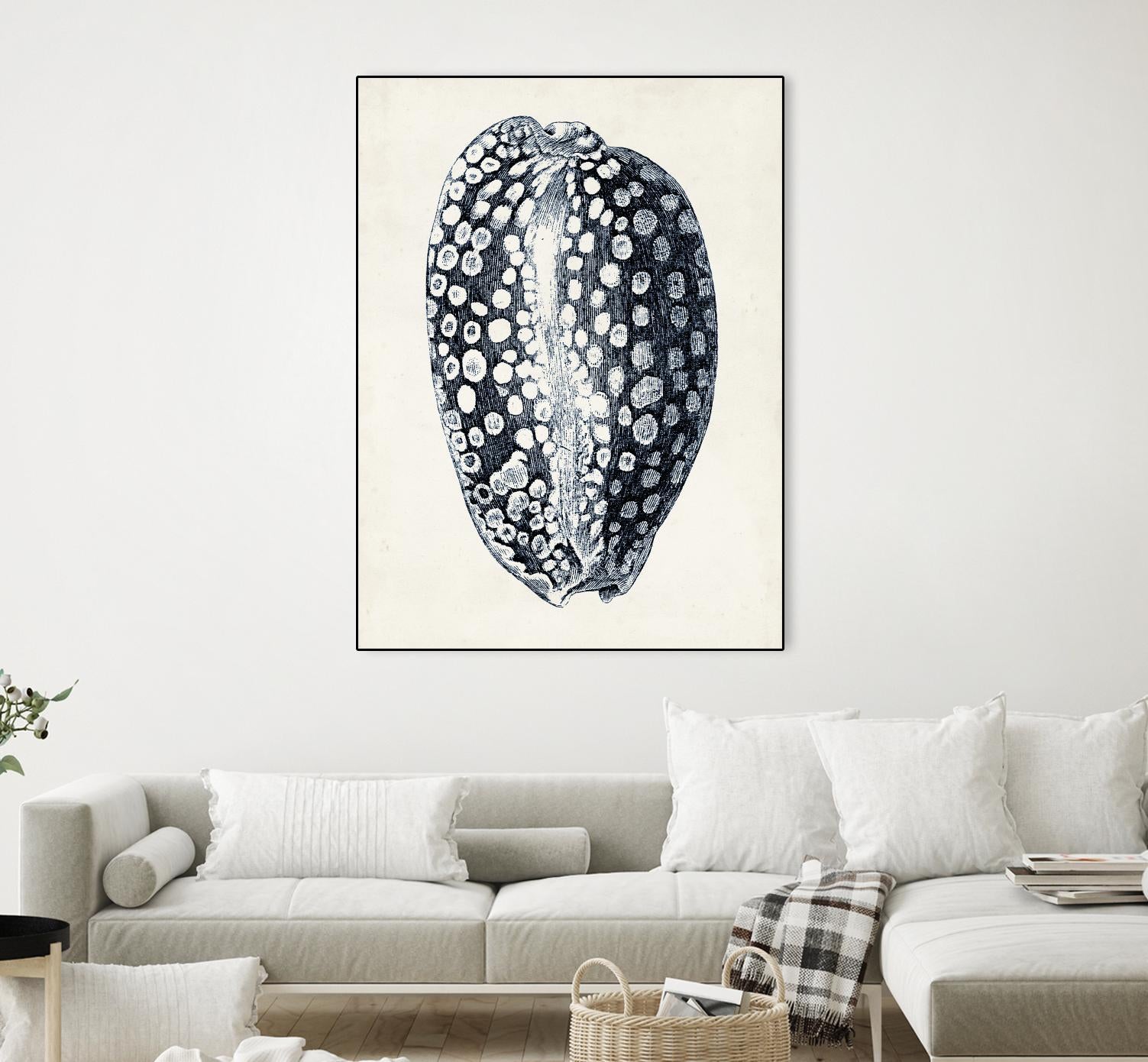 Coastal Collection in Indigo III by Vision Studio on GIANT ART - blue tropical