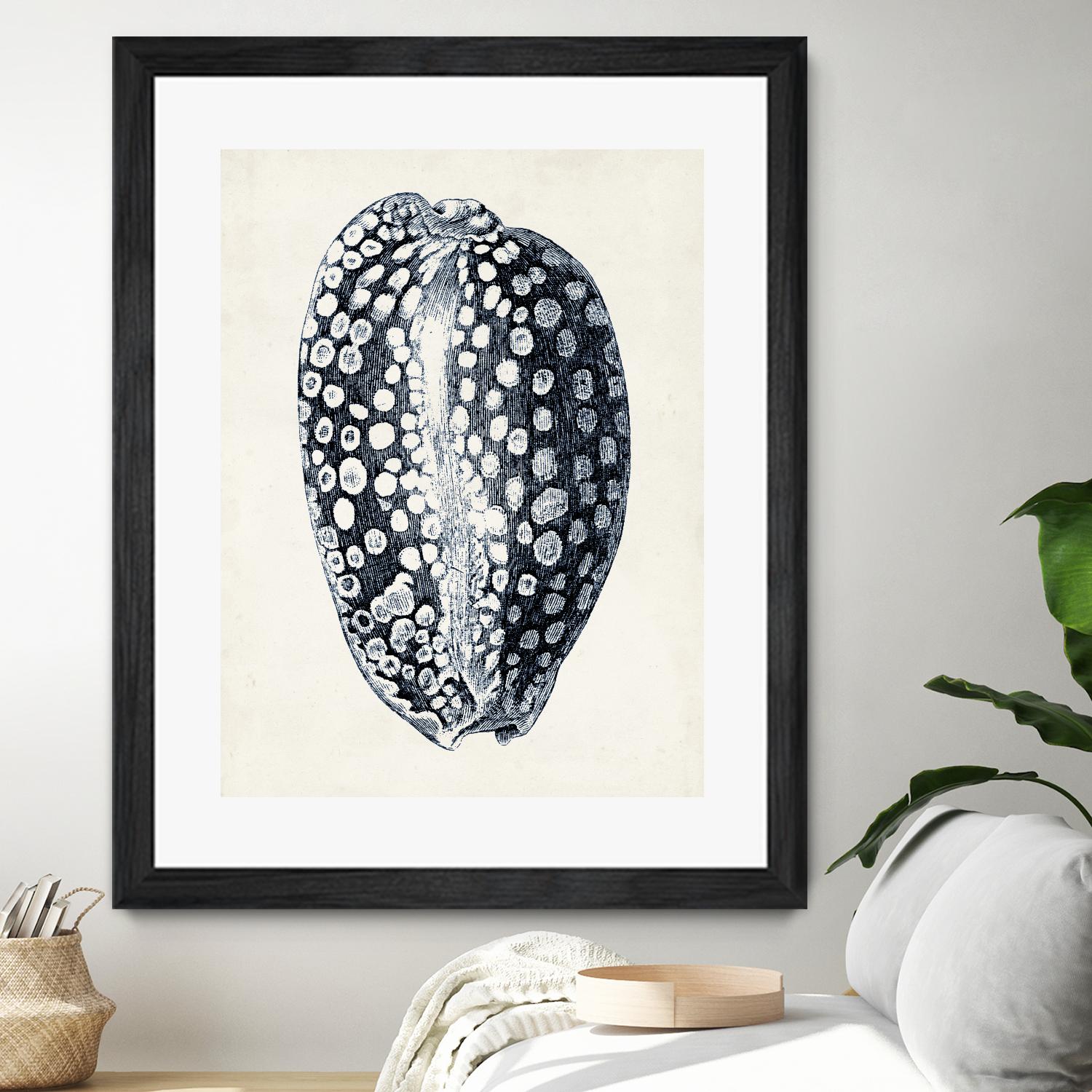 Coastal Collection in Indigo III by Vision Studio on GIANT ART - blue tropical