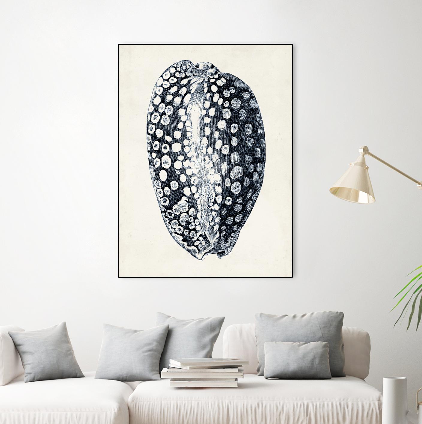 Coastal Collection in Indigo III by Vision Studio on GIANT ART - blue tropical