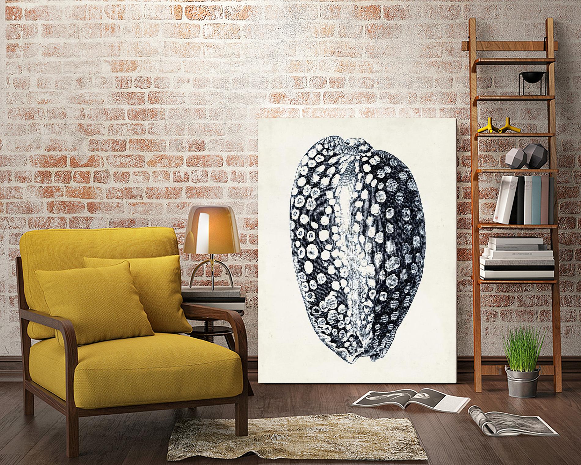 Coastal Collection in Indigo III by Vision Studio on GIANT ART - blue tropical