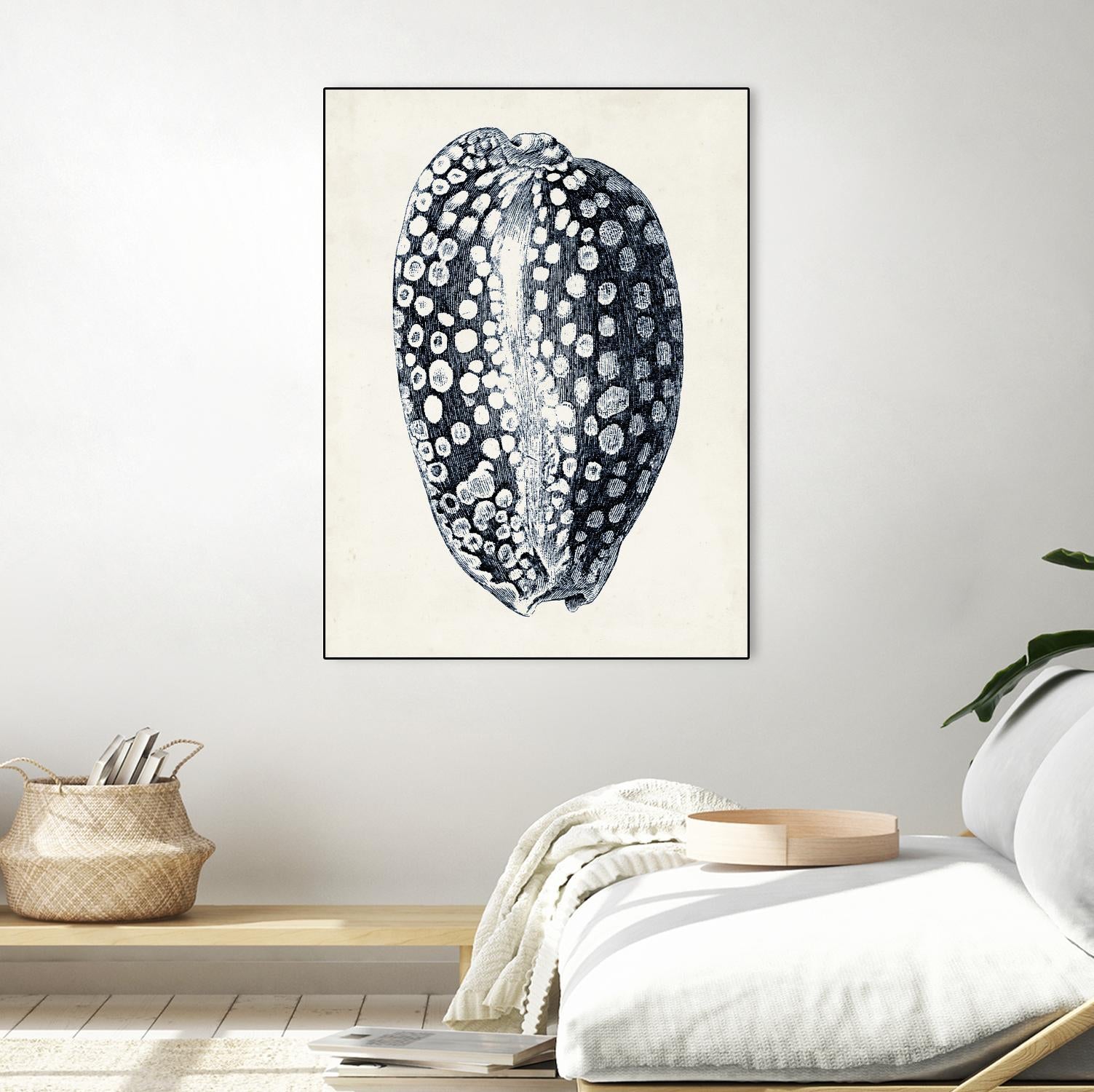 Coastal Collection in Indigo III by Vision Studio on GIANT ART - blue tropical