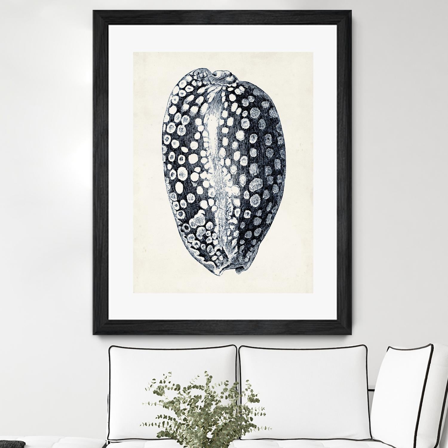 Coastal Collection in Indigo III by Vision Studio on GIANT ART - blue tropical