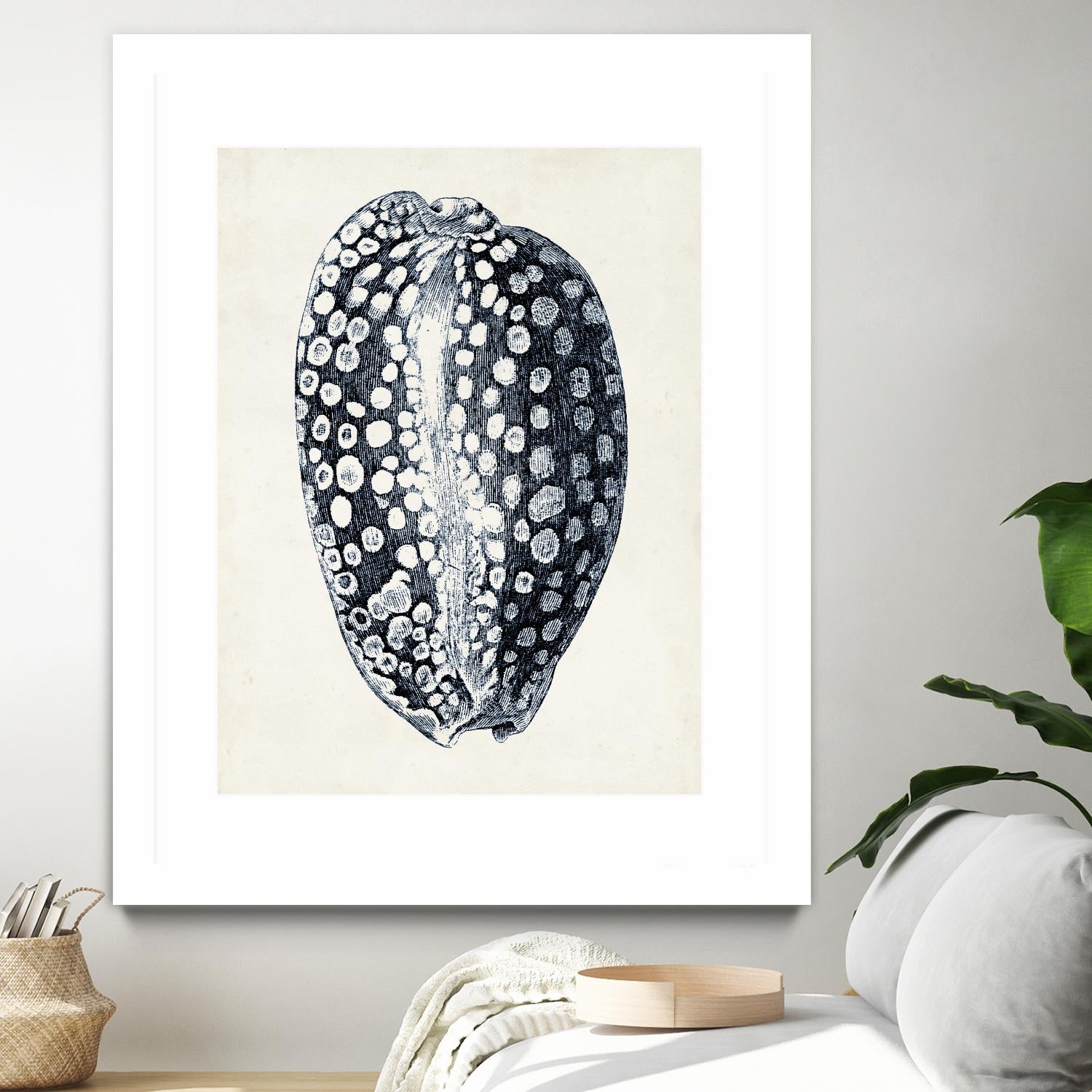 Coastal Collection in Indigo III by Vision Studio on GIANT ART - blue tropical