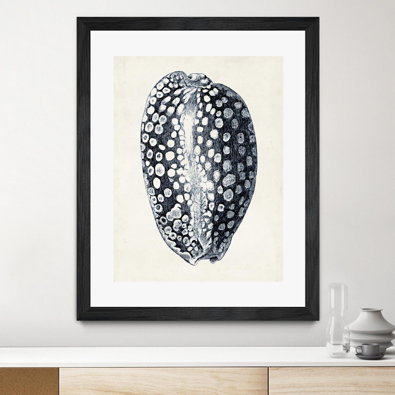 Coastal Collection in Indigo III by Vision Studio on GIANT ART - blue tropical