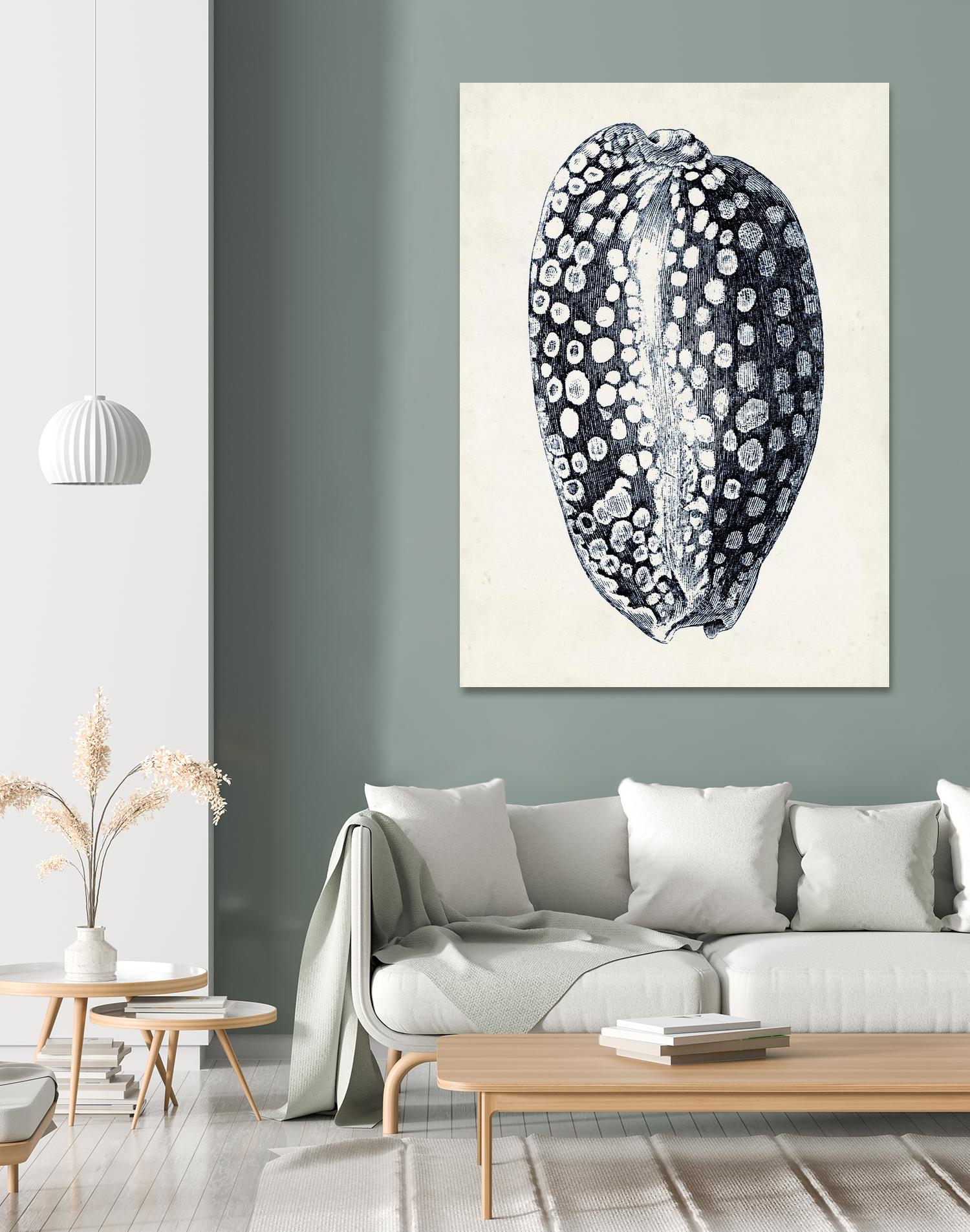 Coastal Collection in Indigo III by Vision Studio on GIANT ART - blue tropical