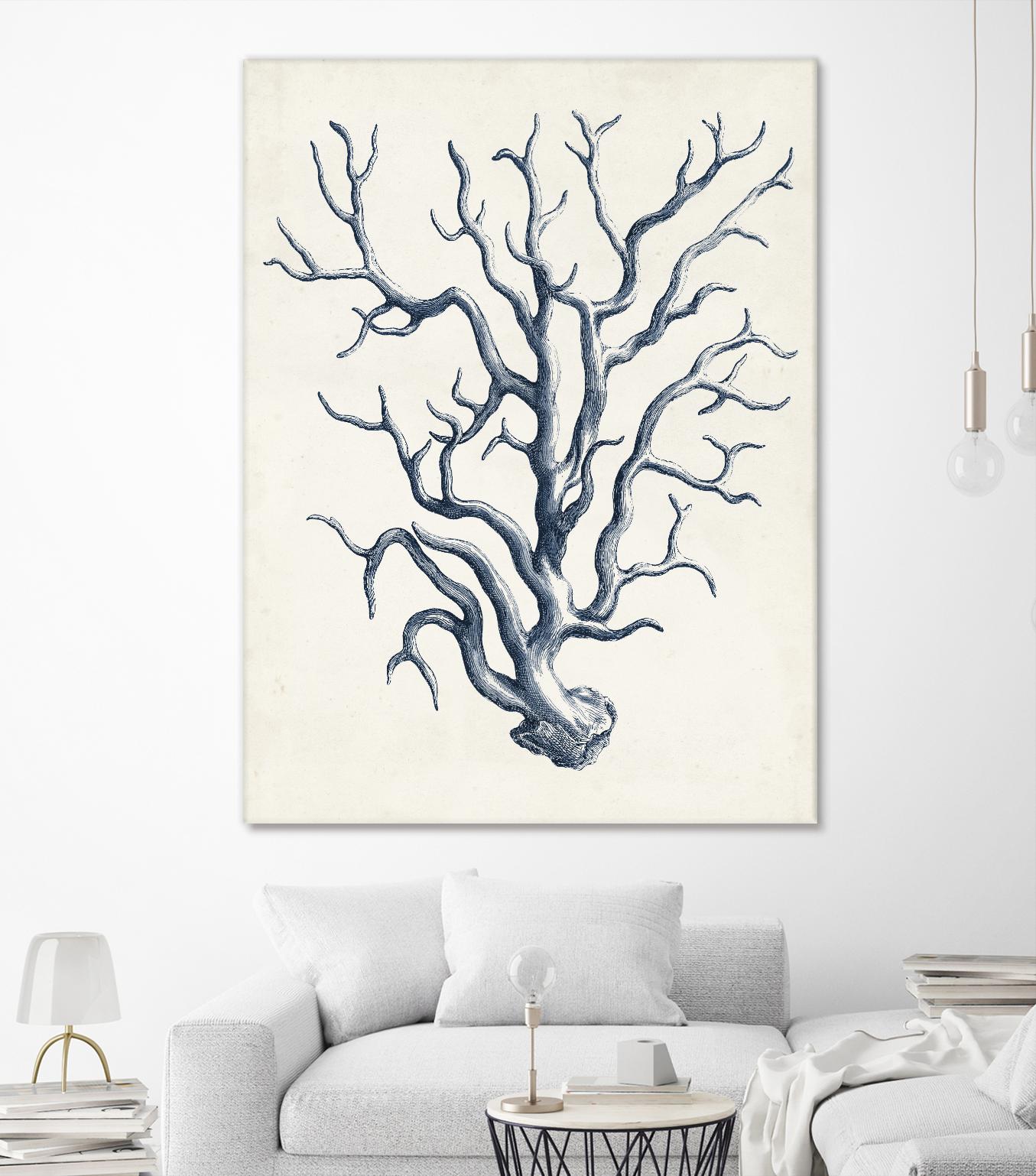 Coastal Collection in Indigo IV by Vision Studio on GIANT ART - blue tropical