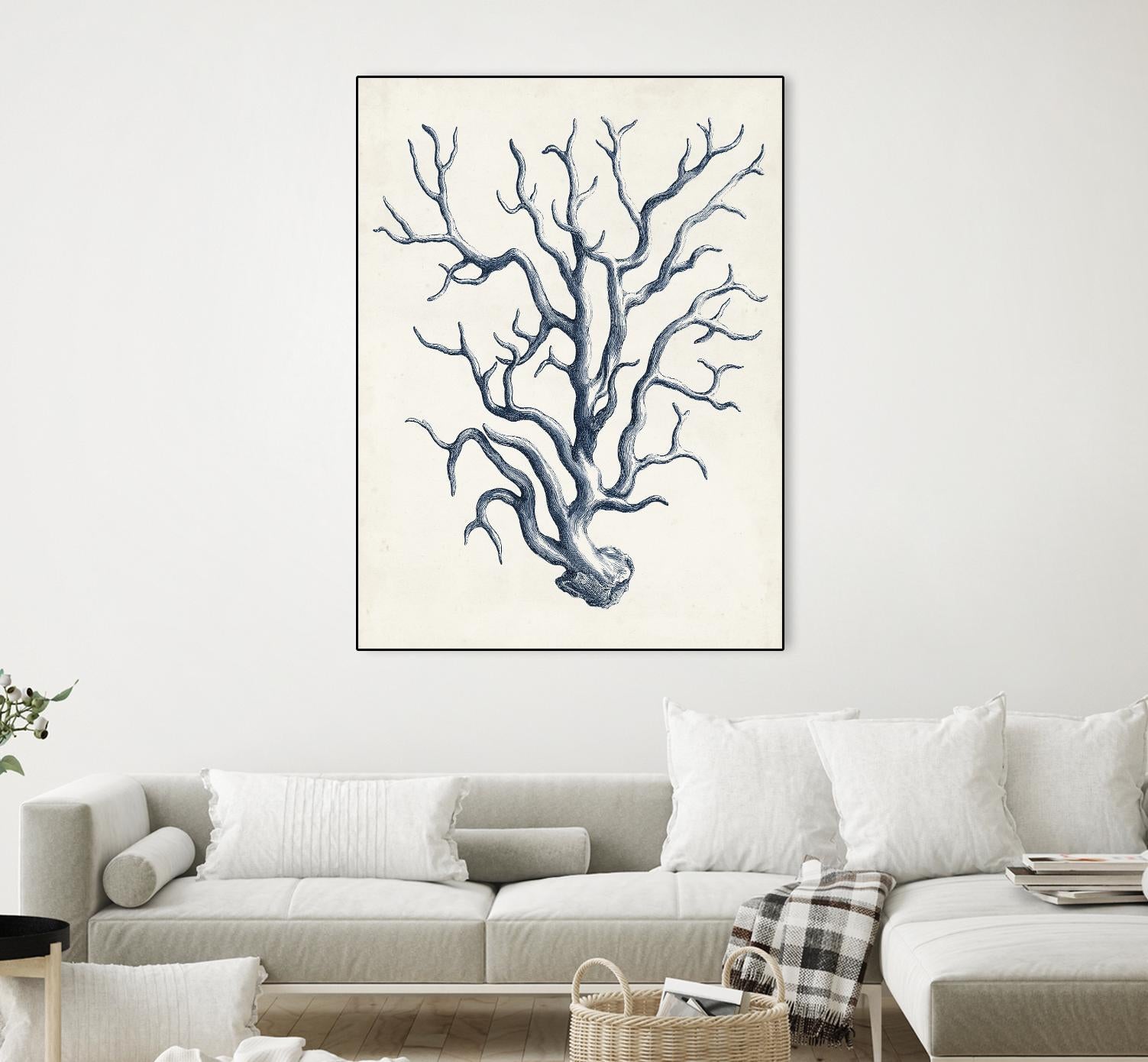 Coastal Collection in Indigo IV by Vision Studio on GIANT ART - blue tropical