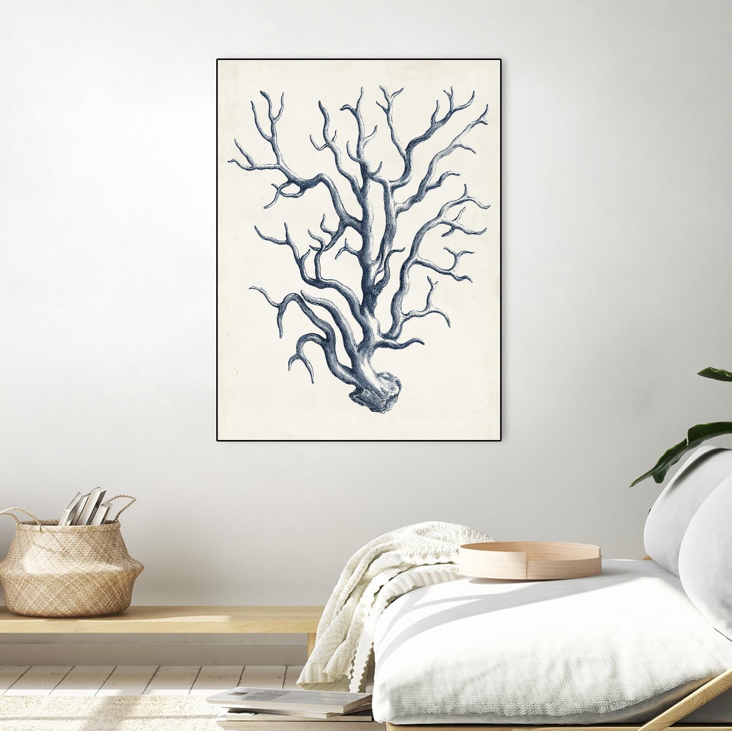 Coastal Collection in Indigo IV by Vision Studio on GIANT ART - blue tropical