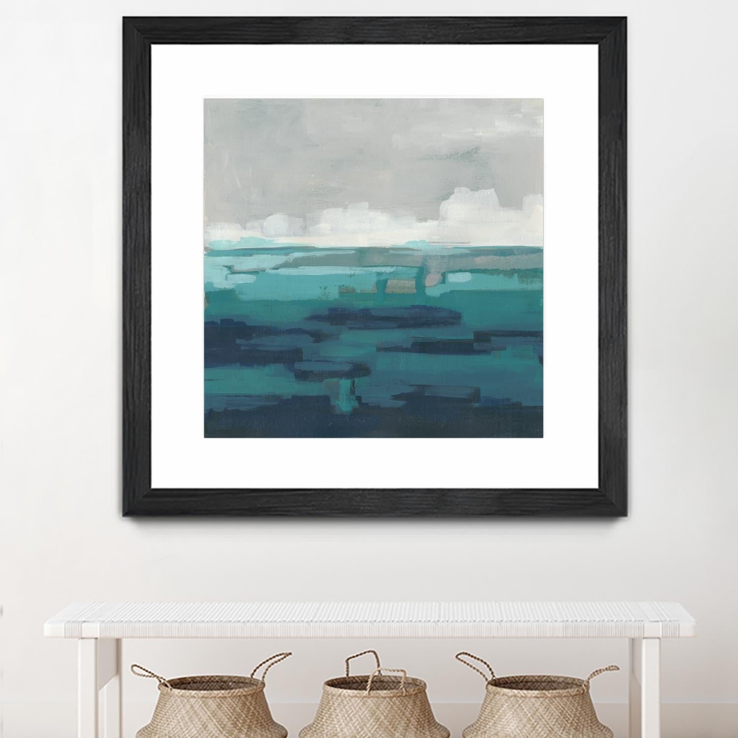 Sea Foam Vista I by June Erica Vess on GIANT ART - green sea scene